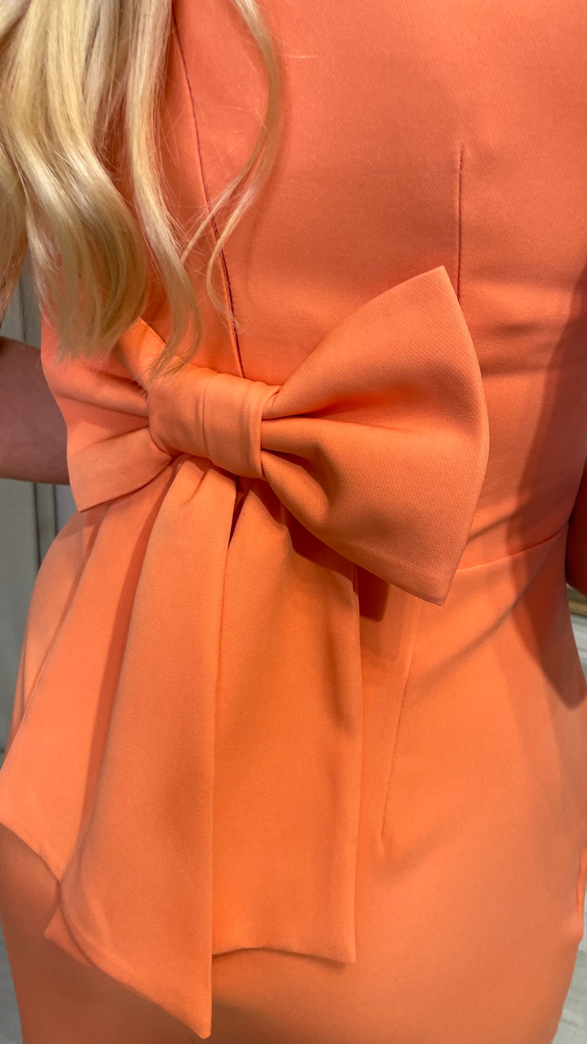 "Clara" Dress in Coral