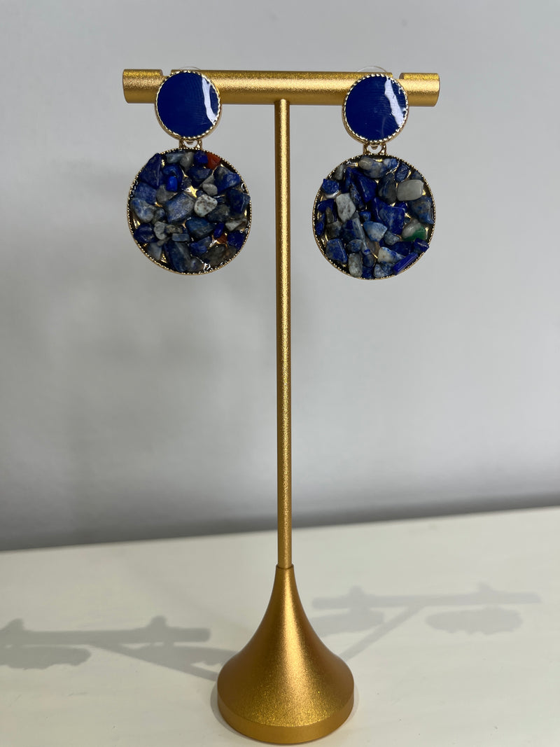 “Kayla” Earrings In Blue