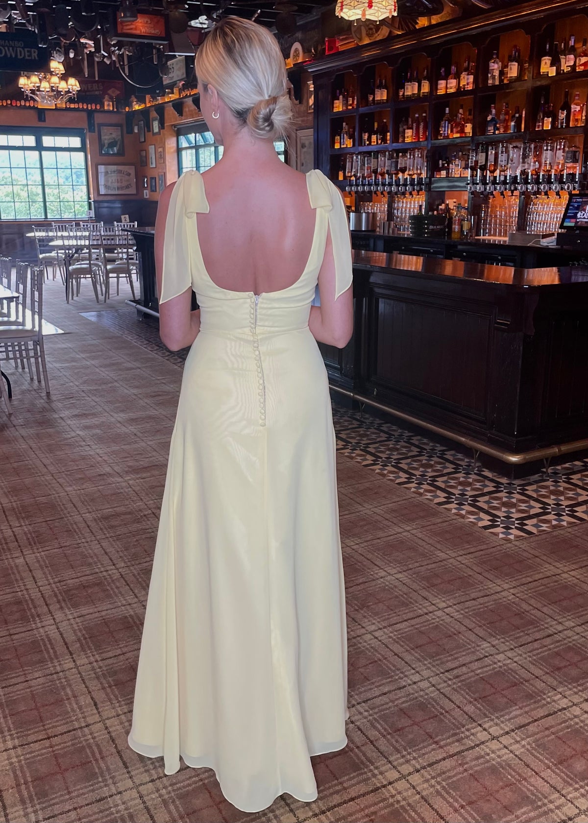“Beatrice” Bridesmaid Dress In Buttercup