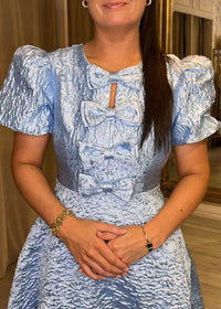 "Priya" Dress In Powder blue