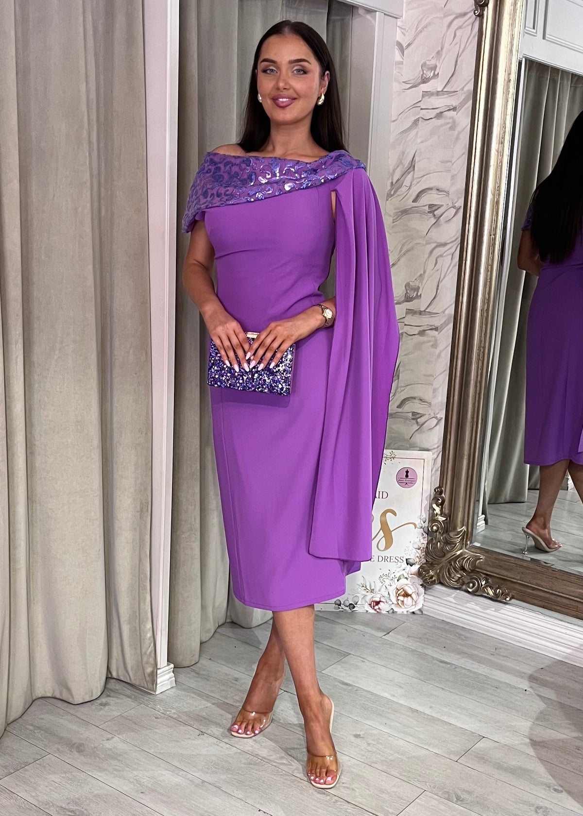 “Jasper” Dress in Purple