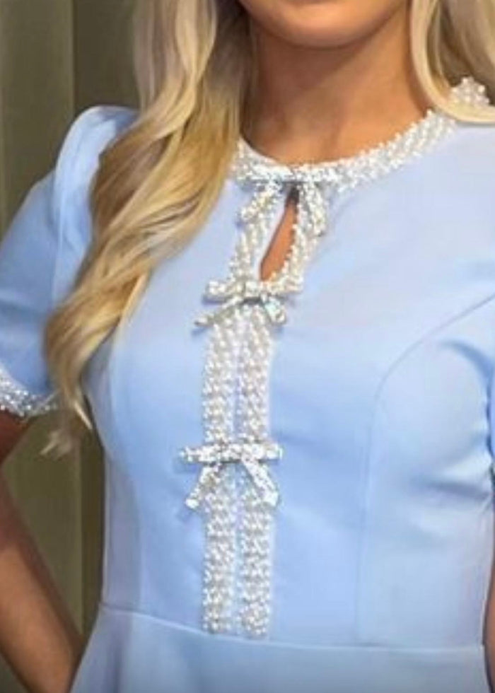 "Lilly" Dress in Powder Blue