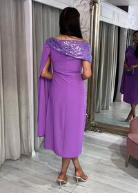 “Jasper” Dress in Purple