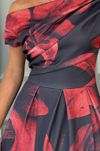 “Betty” Dress In Black Floral