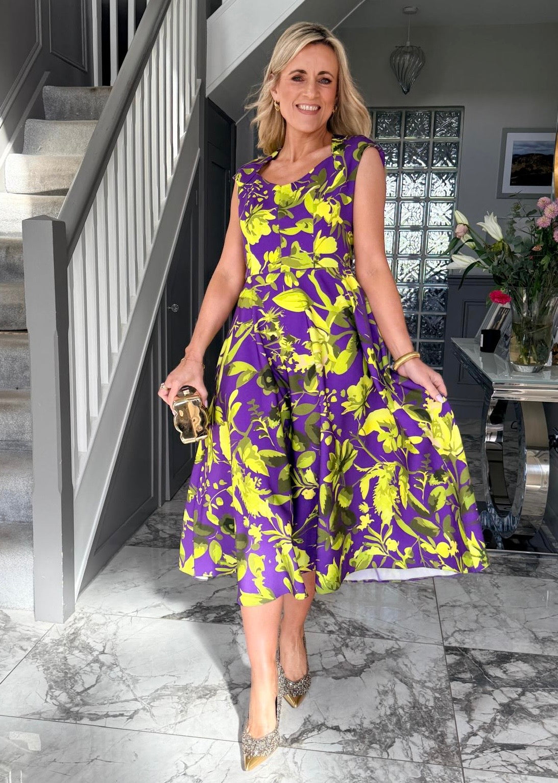 "Zara" Multi Print Dress