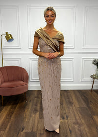 “Harper” Dress In Mink