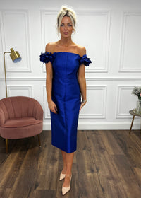 “Lillian” Dress In Royal