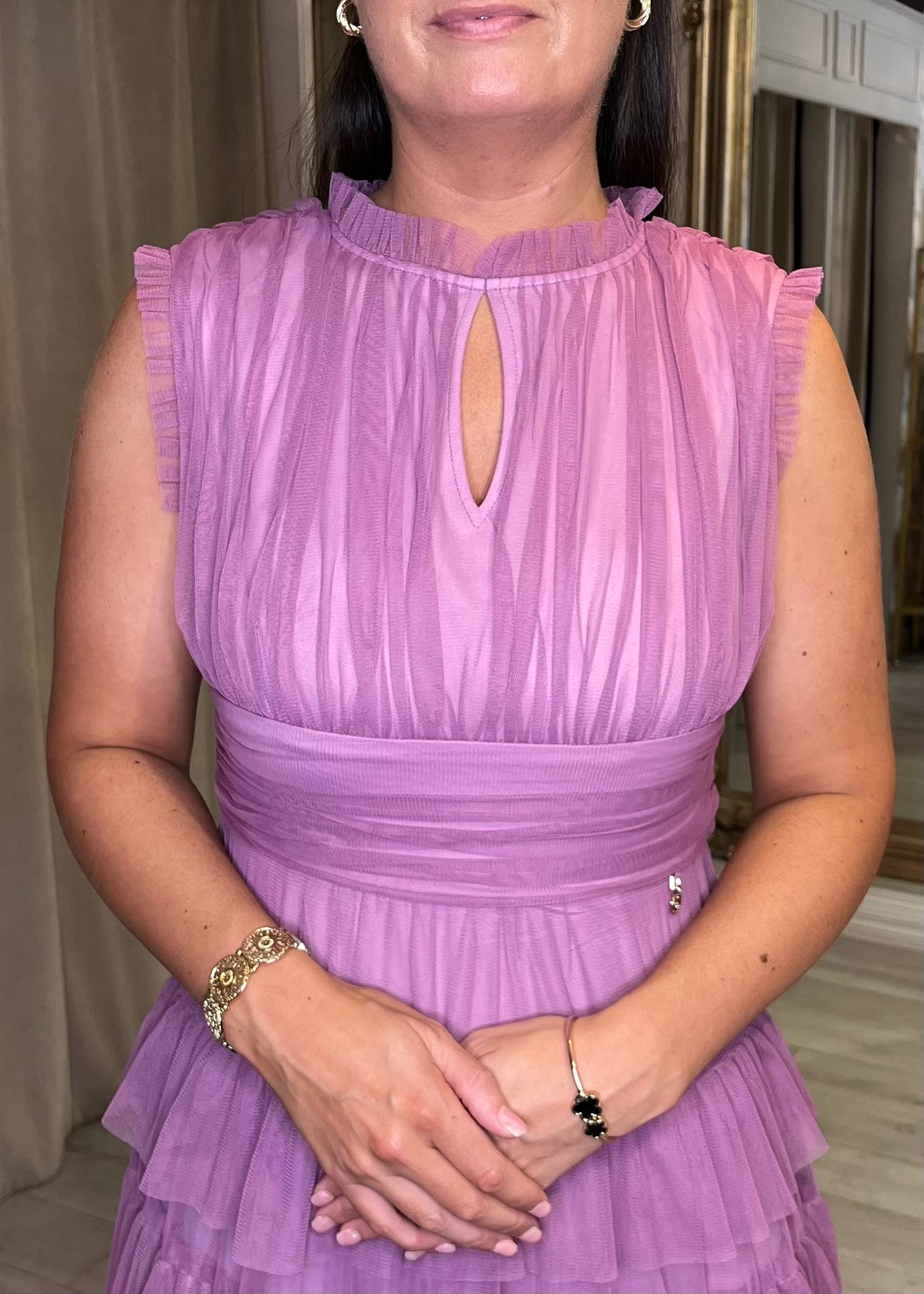 "Valentina " Dress In Light Purple