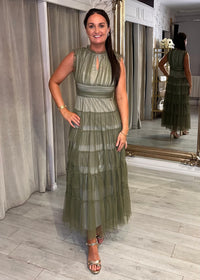 "Valentina" Dress In Green