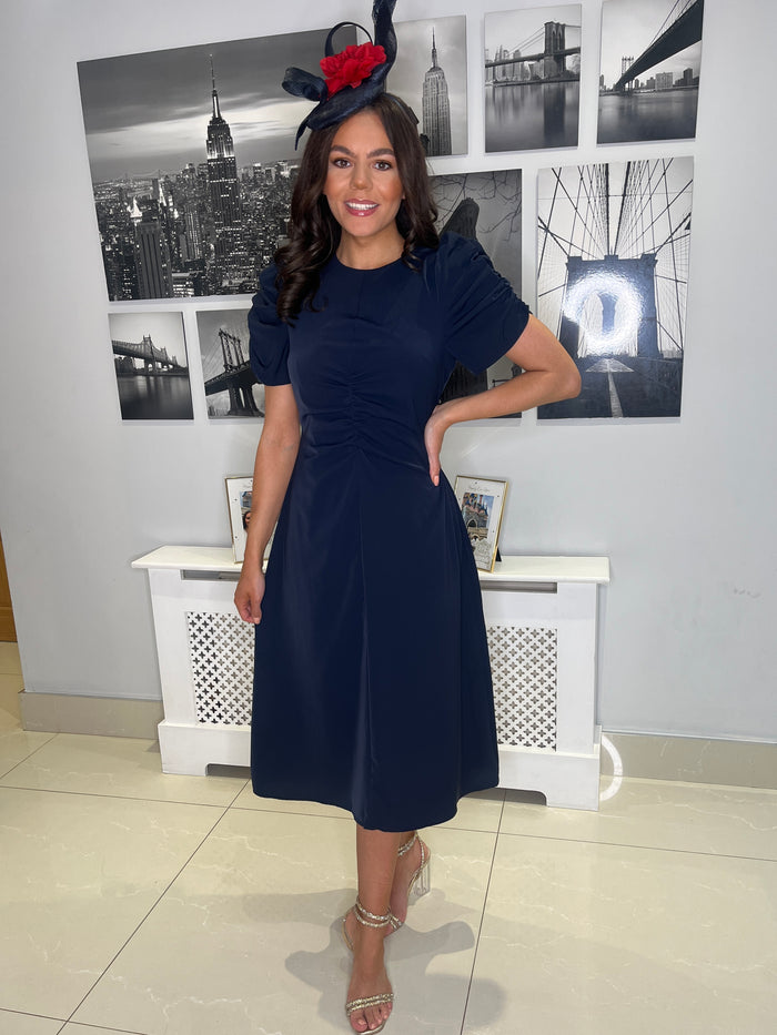 “Aileen” Dress In Navy