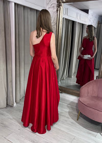“Alicia” Dress In Red