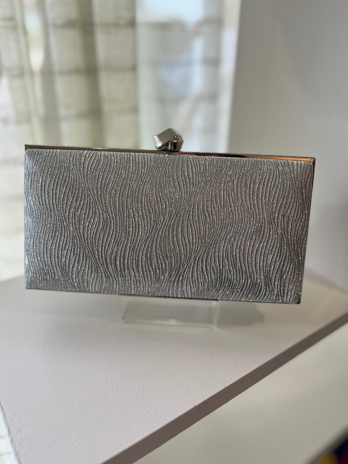 "Remi" Handbag In Silver