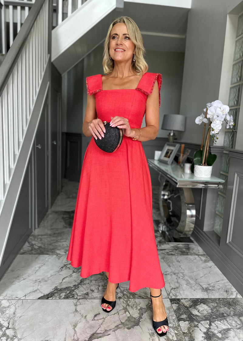 “Helena” Dress In Red