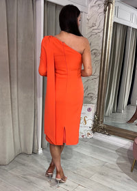 “Rudi” Dress In Orange