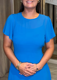 "Martina" Dress In Blue