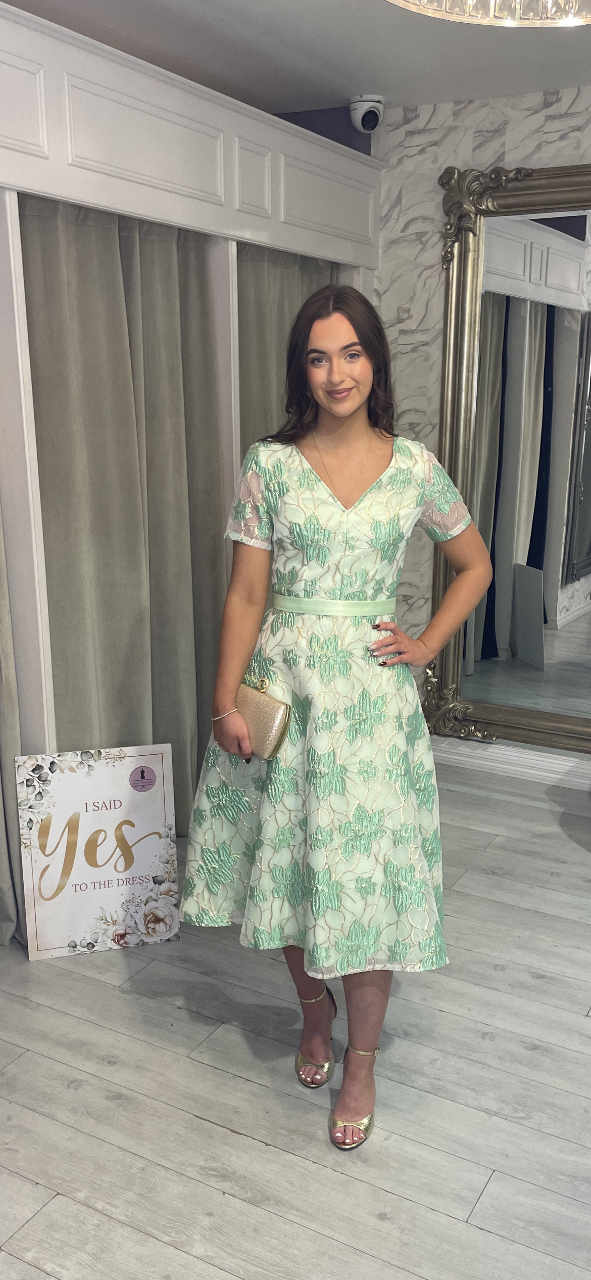 “Hollie” Dress In Green
