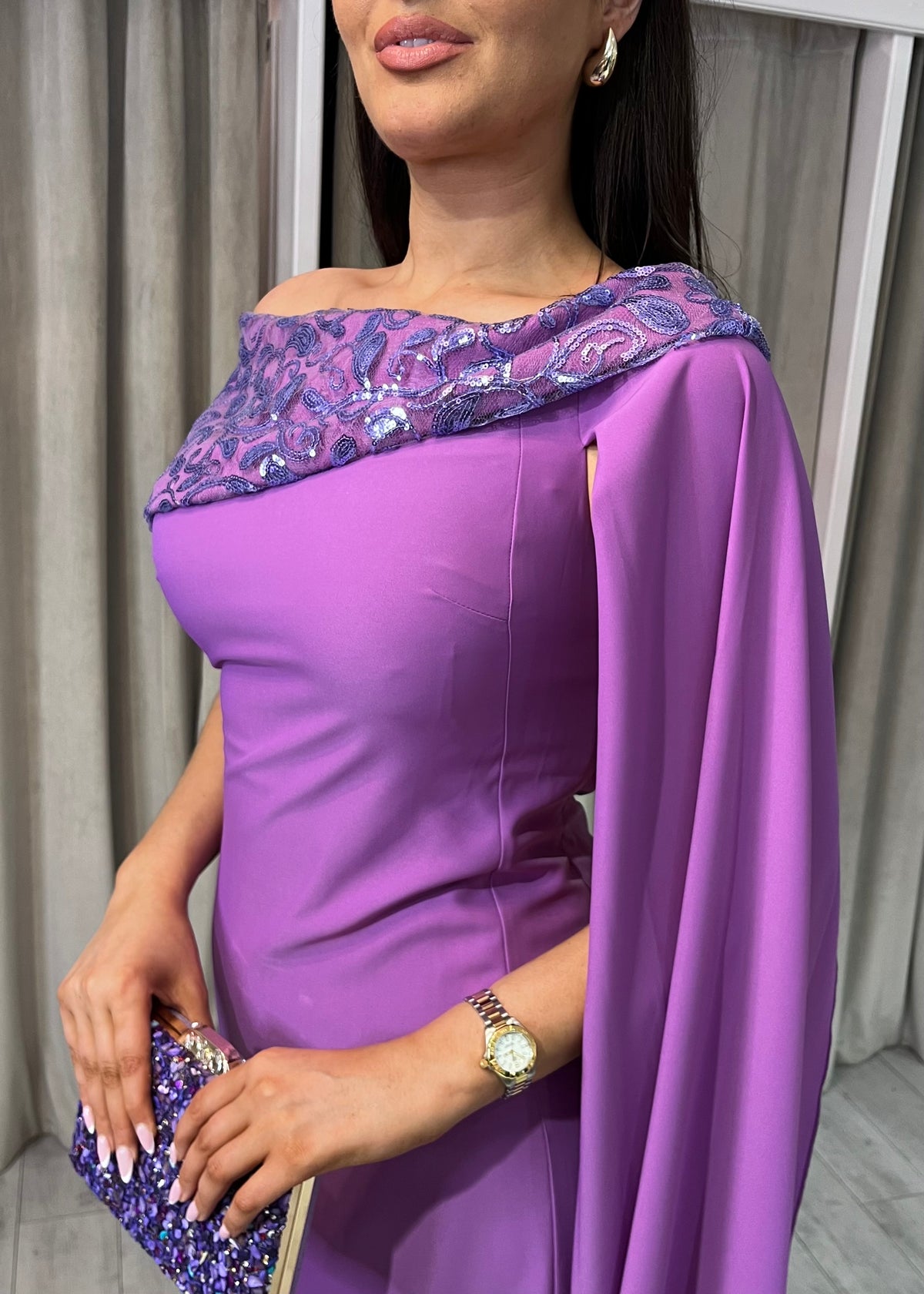“Jasper” Dress in Purple