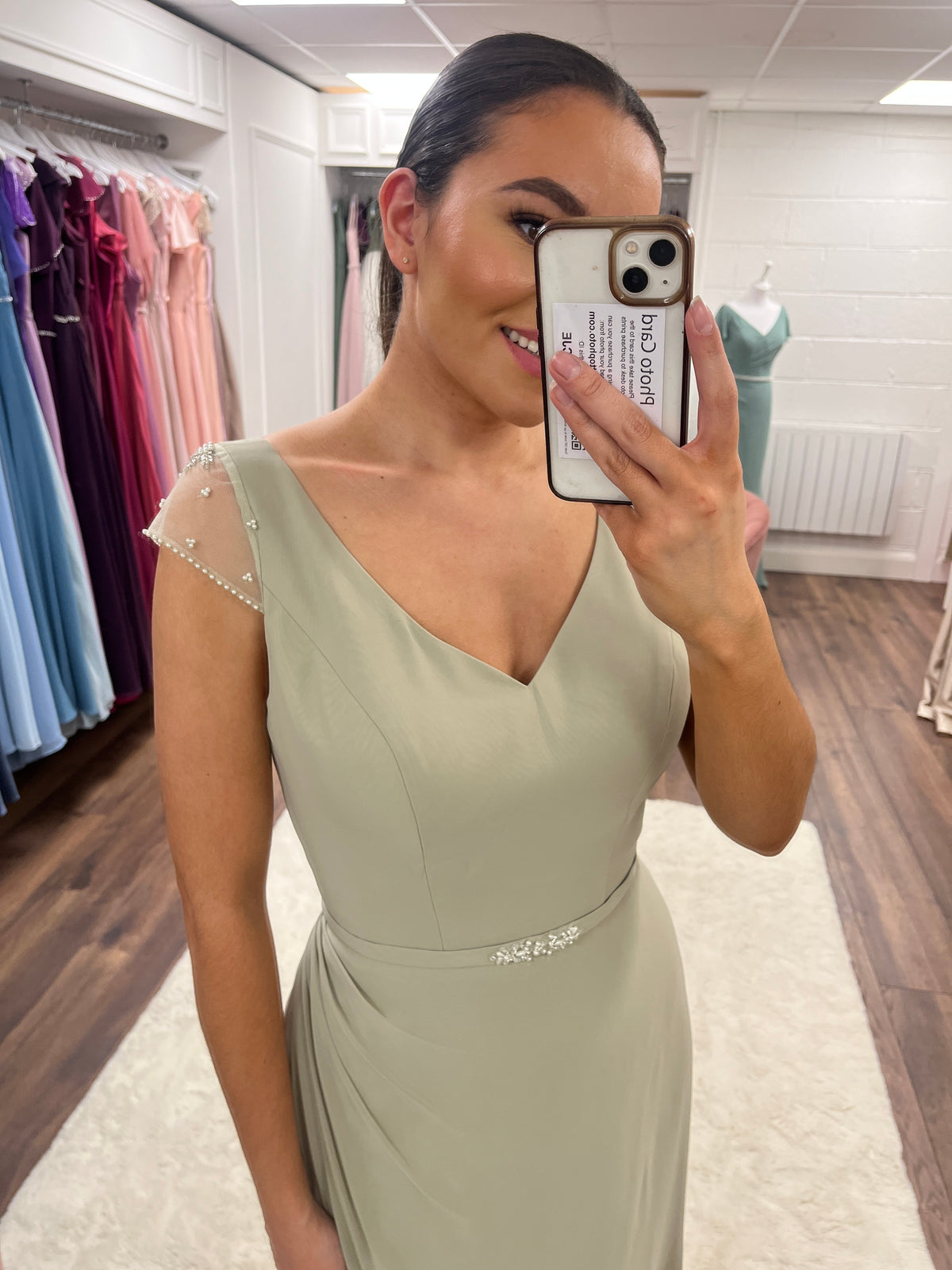 “Molly” Bridesmaid Dress In Sage