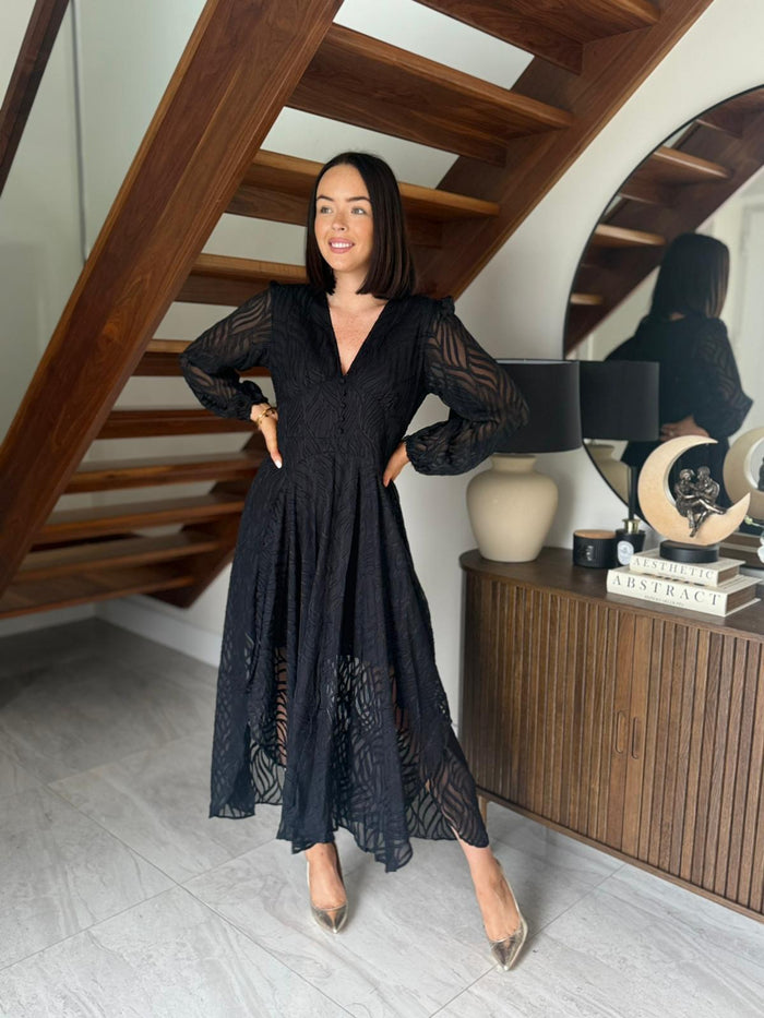 "Callie" Dress In Black