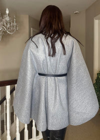 “Nelly” Cape In Grey