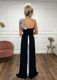 "Cooper" Jumpsuit In Monochrome
