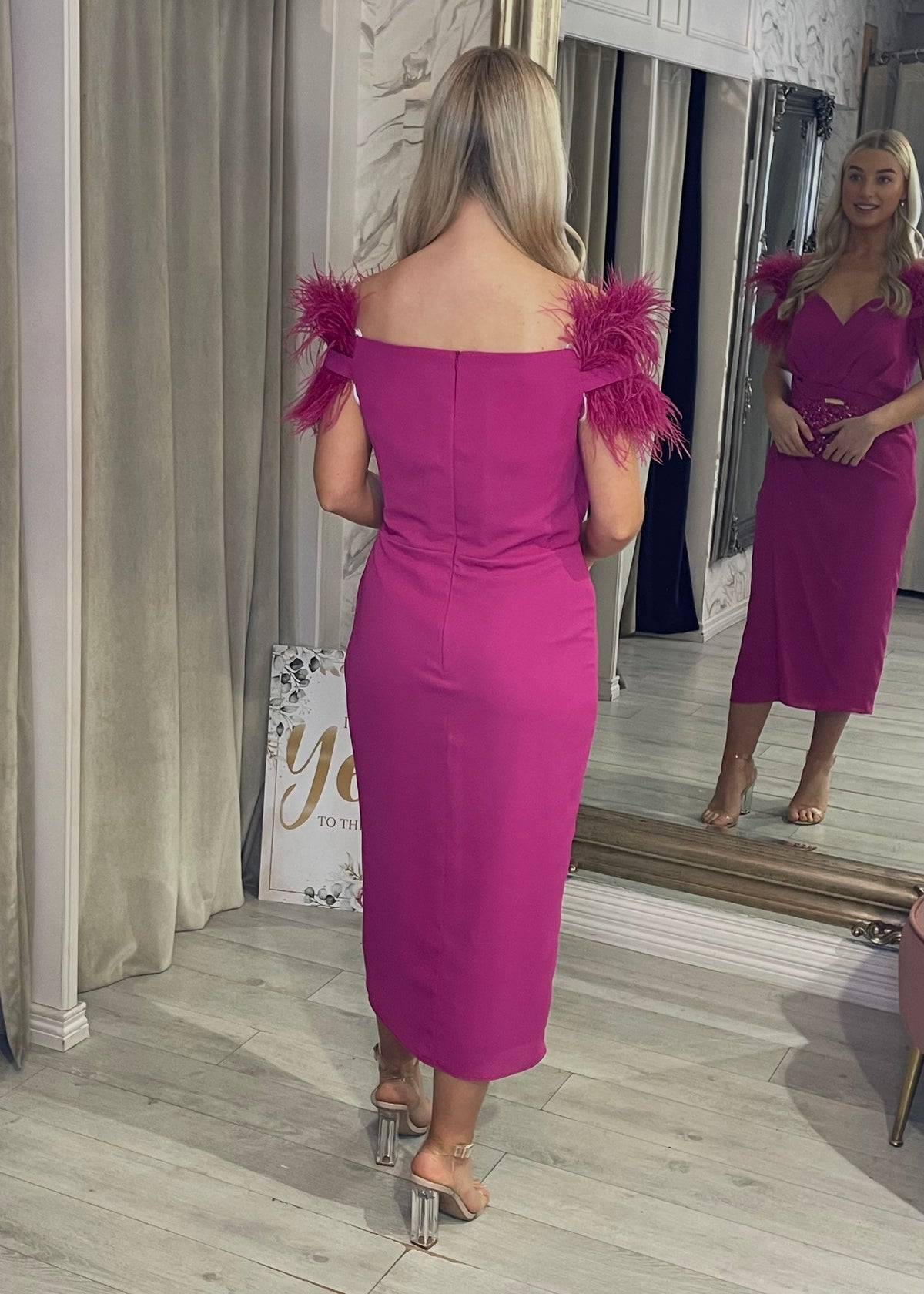 “Natalia” Dress In Pink