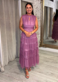 "Valentina " Dress In Light Purple