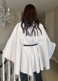 “Nelly” Cape In Cream