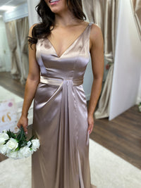 “Sasha” Bridesmaid Dress In Topaz