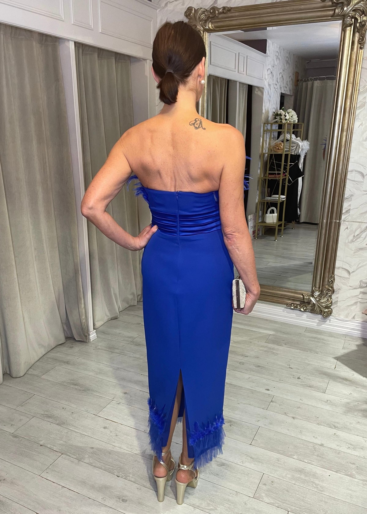 “Aimee” Dress in Royal
