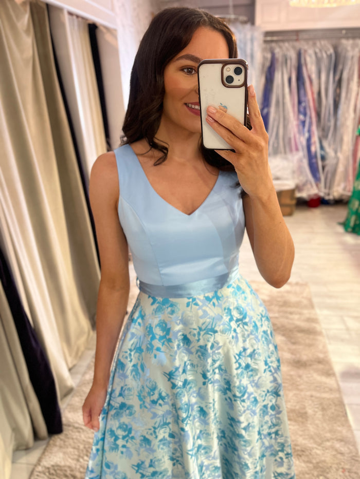 “Emerson” Dress In Baby Blue