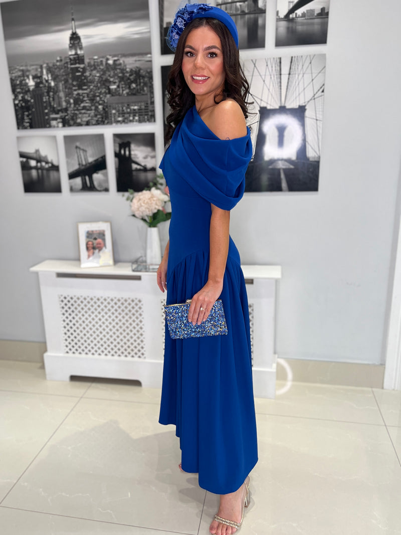“Francesca” Dress In Royal