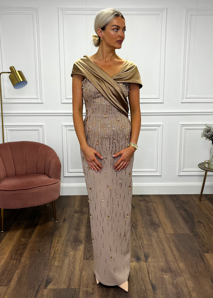 “Harper” Dress In Mink