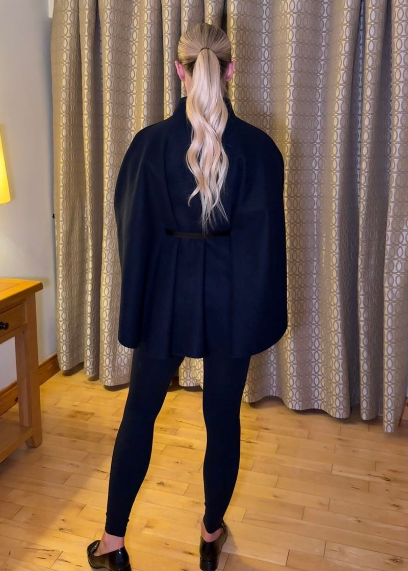 “Nelly” Cape In Navy