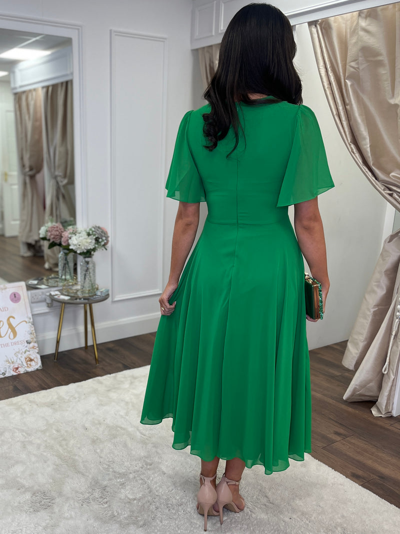 “Karla” Dress In Green