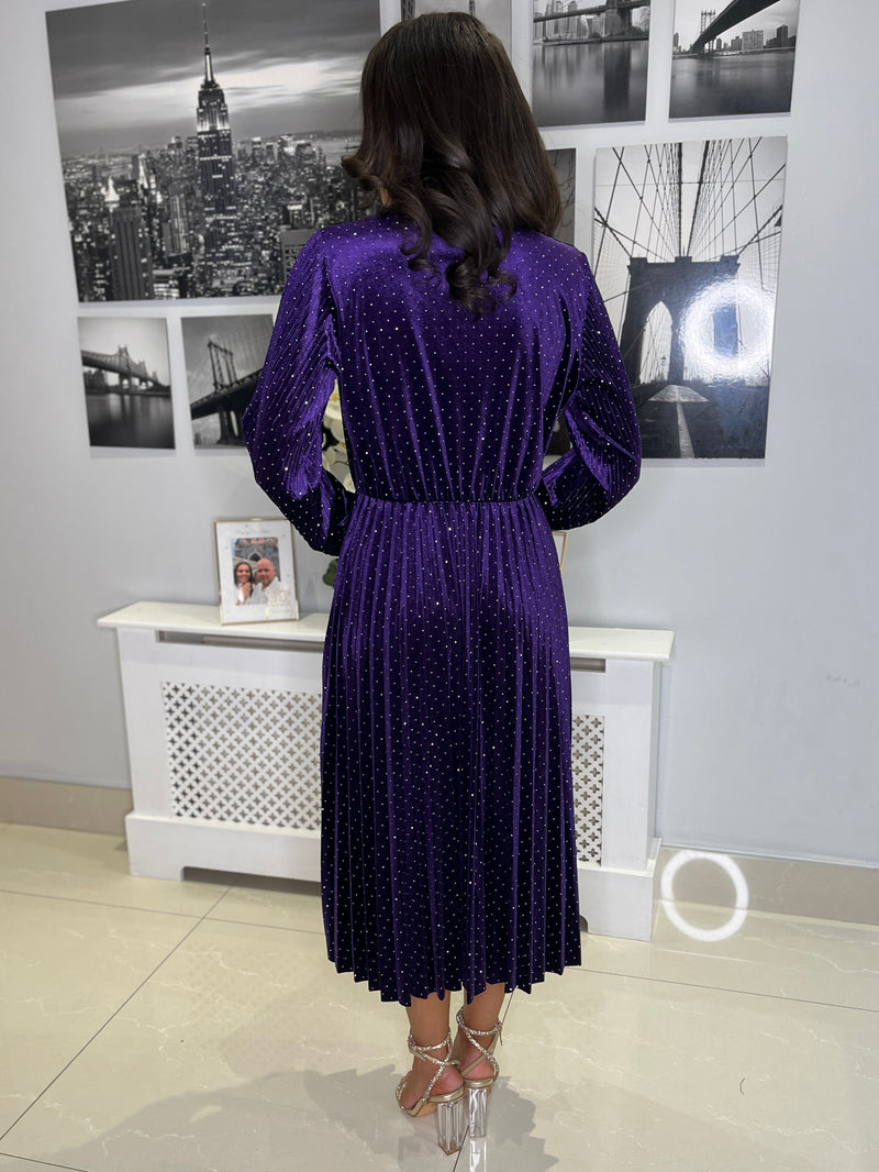 “Piper” Dress In Purple