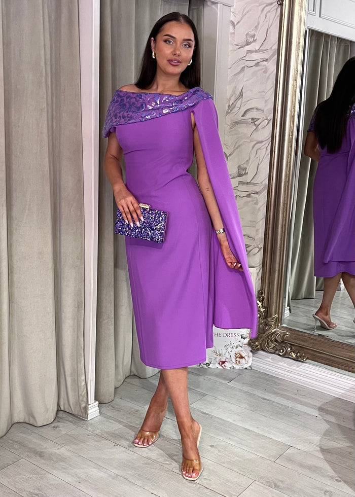 “Jasper” Dress in Purple