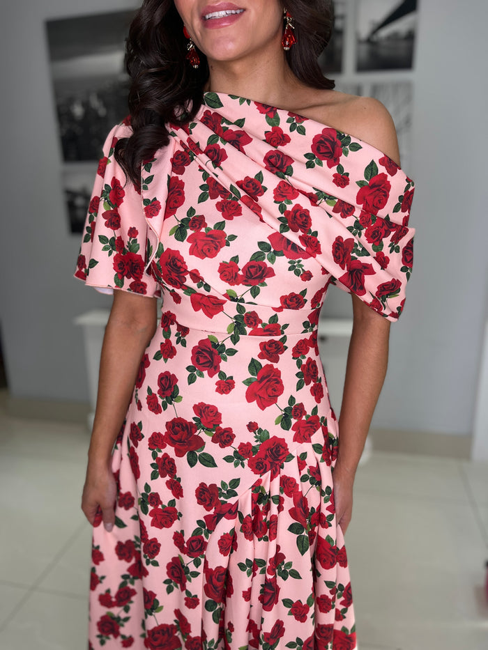 “Francesca” Dress In Floral Print