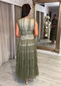 "Valentina" Dress In Green