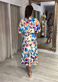 “Rebecca” Dress Multi Print