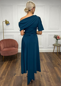 “Francesca” Dress In Teal