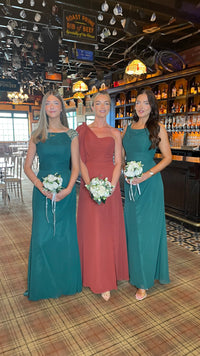 “Fia” Bridesmaid Dress In Cinnamon