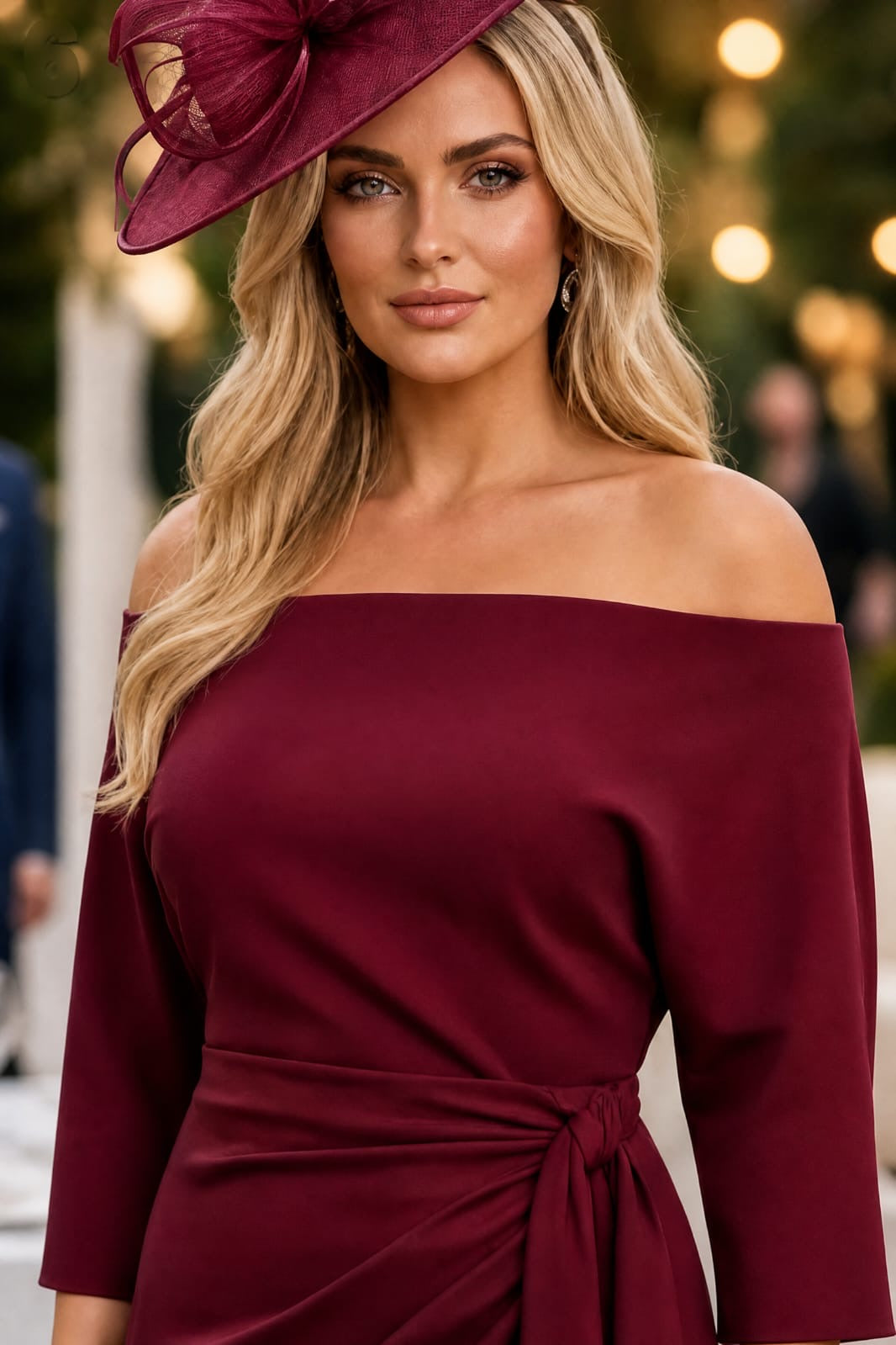 “Elsa” In burgundy