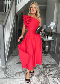 “Penelope” Dress In Red