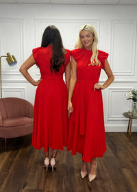 “Harlow” Dress In Red