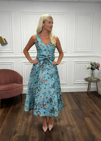 “Skye” Dress in Teal