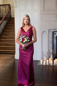 “cherry” Bridesmaid Dress