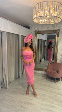 “Aimee” Dress in dusky Pink