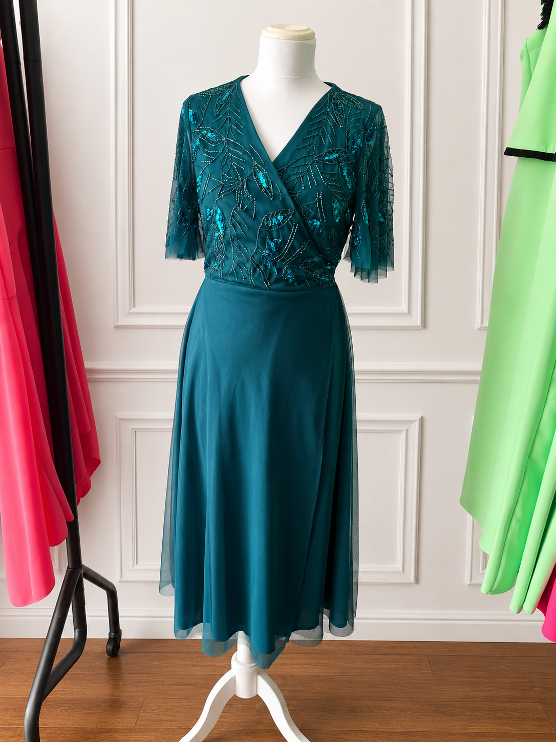 “Tyla” Dress In Teal