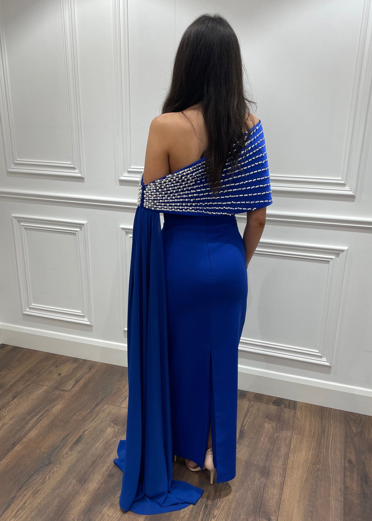 ”Paisley” Dress In Royal